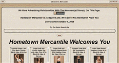 Desktop Screenshot of hometownmercantile.com